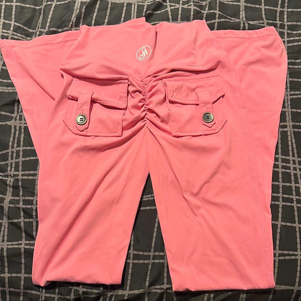 Allure the Brand Flared Pocket Leggings